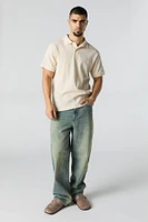 Polo en tricot thermal