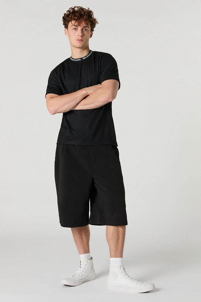 Relentless Jacquard Knit Textured T-Shirt