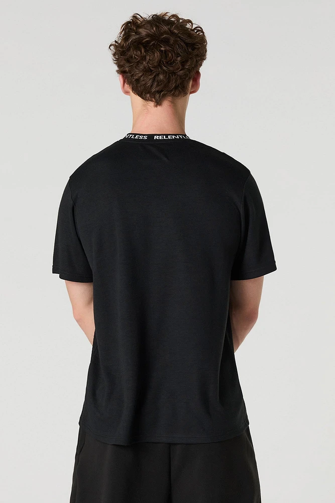 Relentless Jacquard Knit Textured T-Shirt