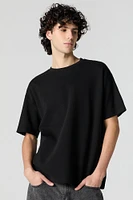 Textured Crewneck T-Shirt