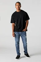 Solid Knit Relaxed T-Shirt