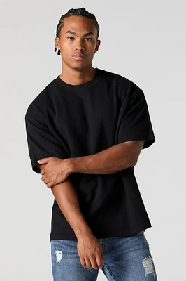 Solid Knit Relaxed T-Shirt