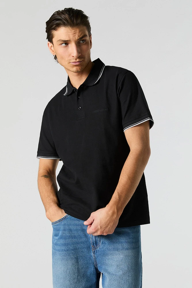 Embroidered Polo T-Shirt