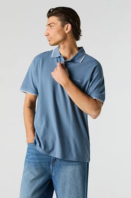 Embroidered Polo T-Shirt