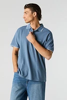 Embroidered Polo T-Shirt