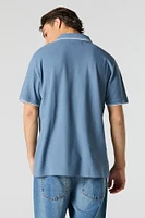 Embroidered Polo T-Shirt