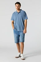 Embroidered Polo T-Shirt