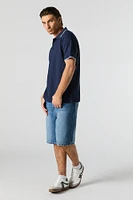 Polo avec motif brodé