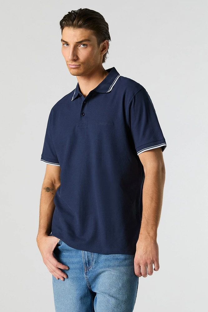 Polo avec motif brodé