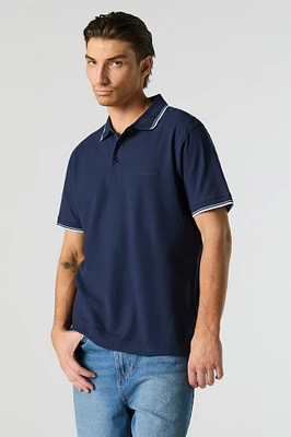Polo avec motif brodé