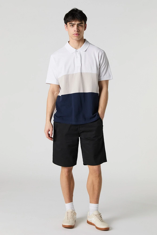 Colourblock Polo T-Shirt