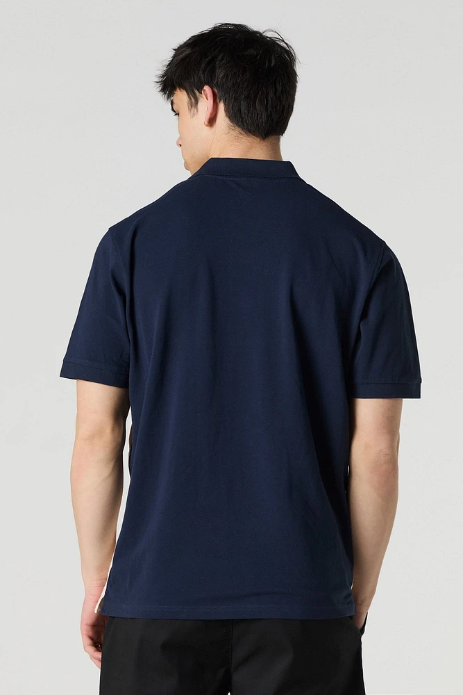Colourblock Polo T-Shirt