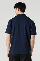 Colourblock Polo T-Shirt