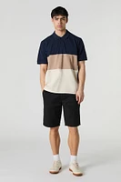 Colourblock Polo T-Shirt