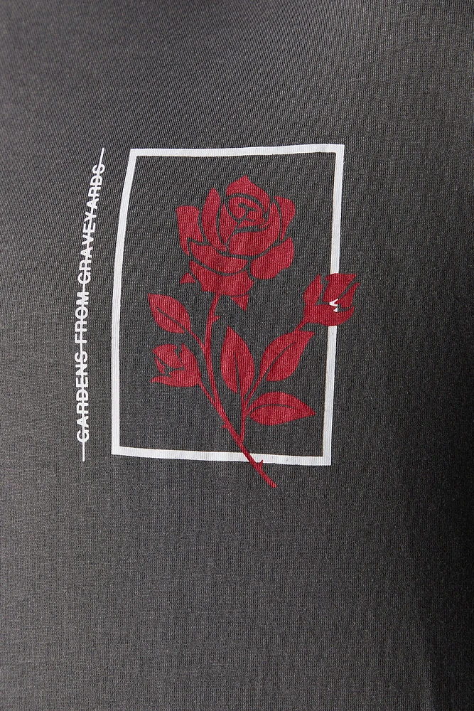 Gardens from Graveyards Graphic Long Sleeve Top