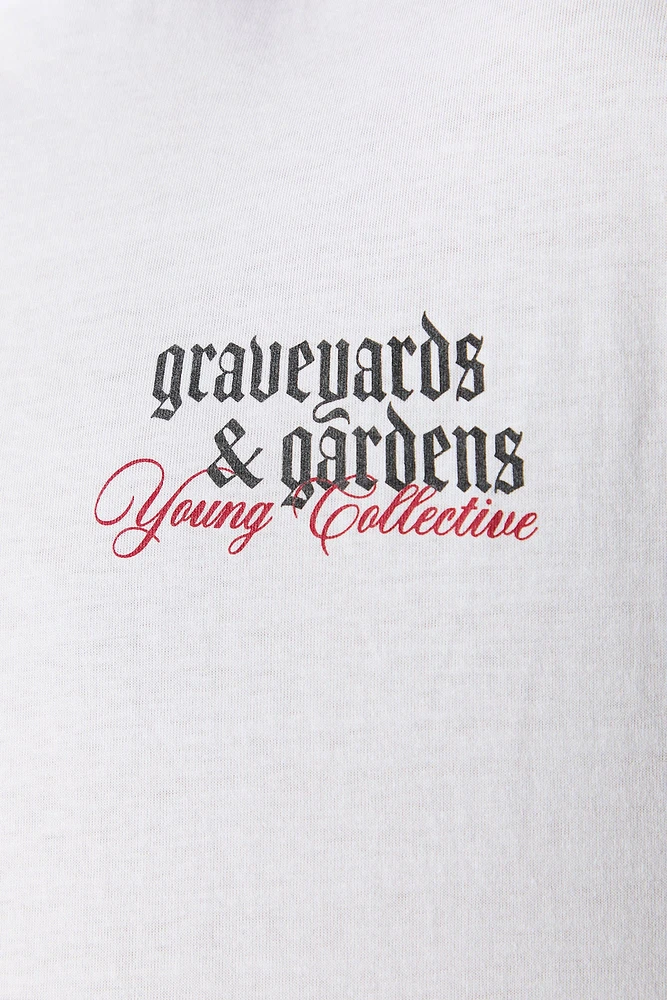 Graveyards & Gardens Graphic Long Sleeve Top