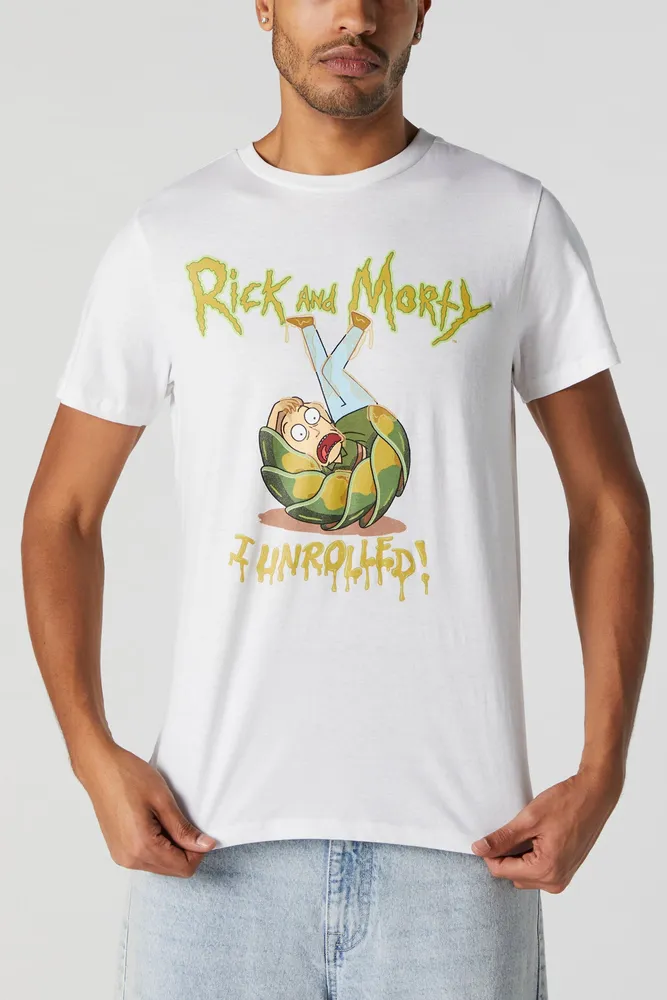 Rick & Morty Unrolled Graphic T-Shirt
