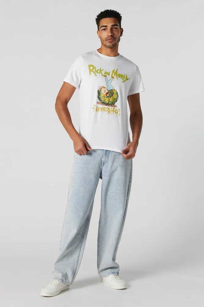 Rick & Morty Unrolled Graphic T-Shirt