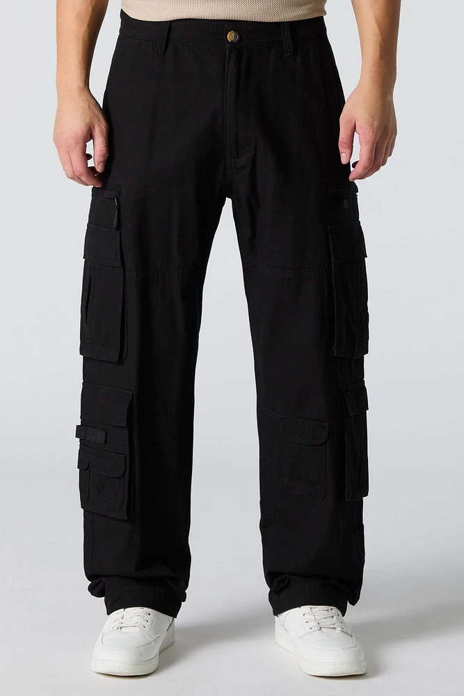 6 Pocket Straight Leg Cargo Pant