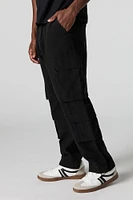 Multi Pocket Straight Leg Cargo Pant