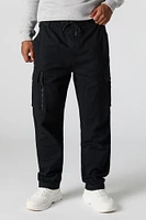 Zip Pocket Drawstring Cargo Pant