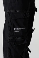 All Saint Society Graphic Cargo Jogger