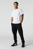 Zipper Mesh Pocket Cargo Jogger