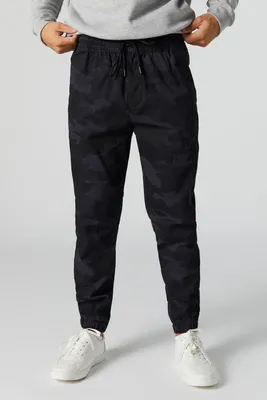 Camo Print Slim Jogger