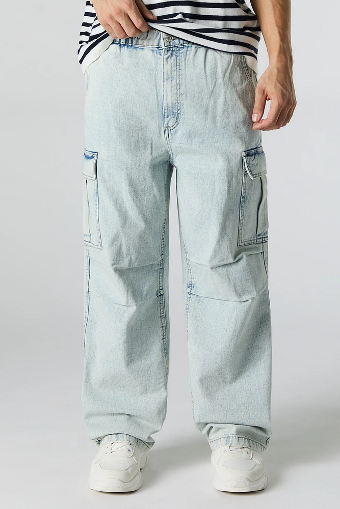 Low Rise Baggy Cargo Jean