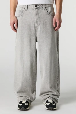 Grey Wash Super Baggy Jean