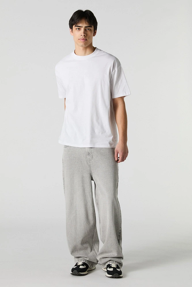 Grey Wash Super Baggy Jean