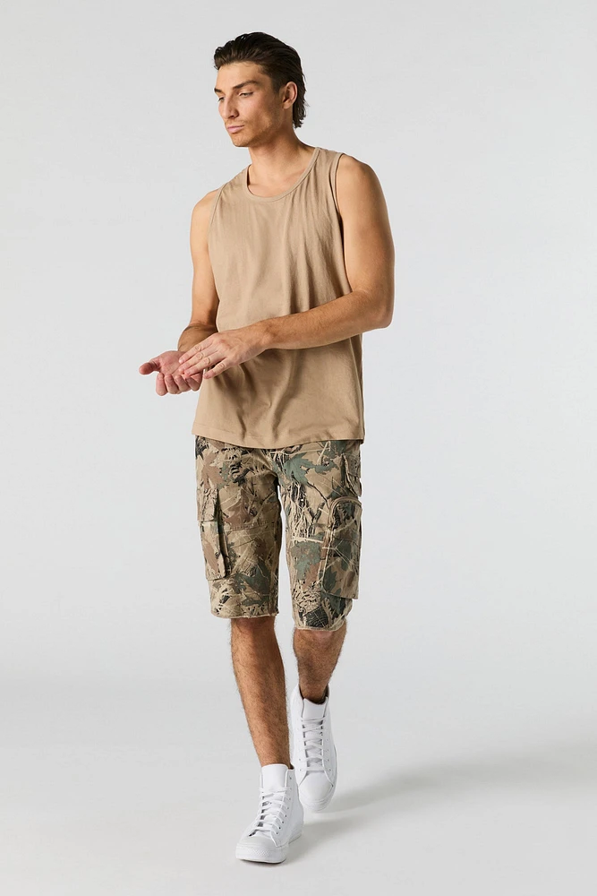 Short cargo avec poches multiples
