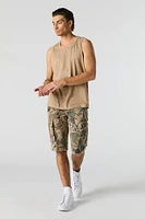 Short cargo avec poches multiples