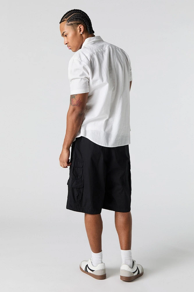 Poplin Longline Cargo Short