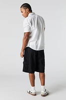 Poplin Longline Cargo Short