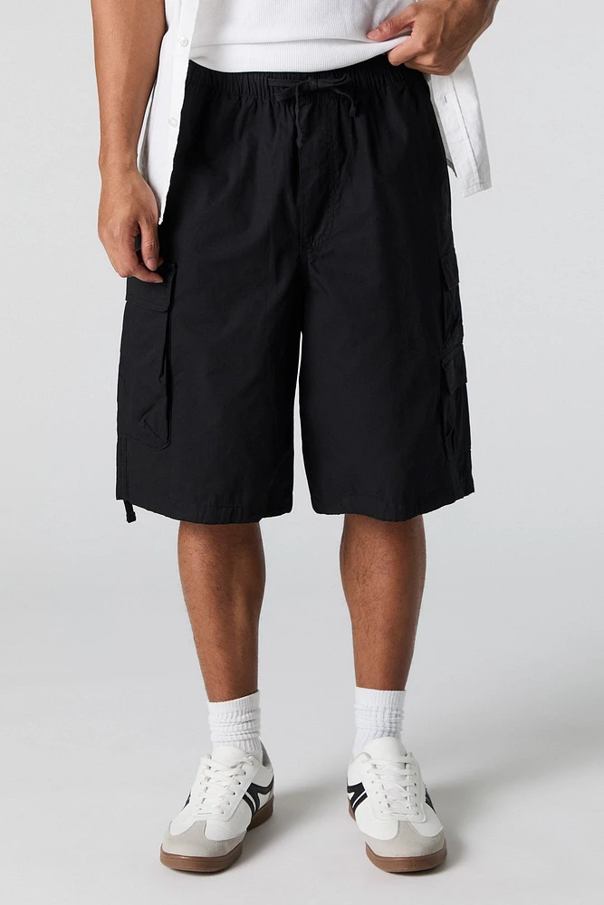 Poplin Longline Cargo Short