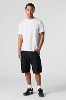 Button Pocket Longline Cargo Short