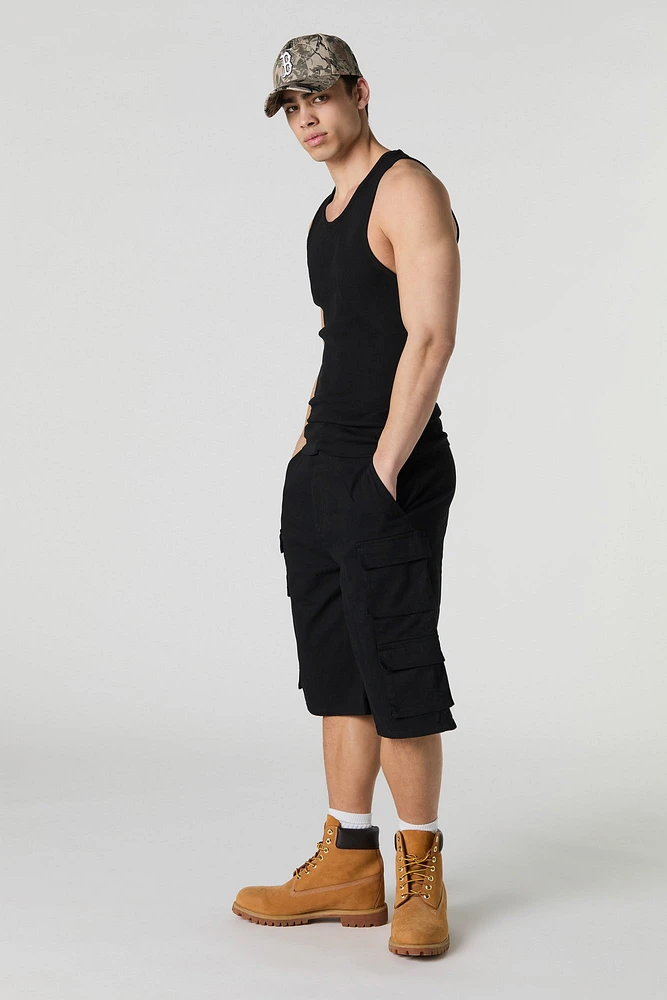 Multi Pocket Longline Cargo Short