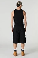 Multi Pocket Longline Cargo Short