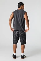 Camo Print Cargo Short