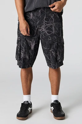 Camo Print Cargo Short