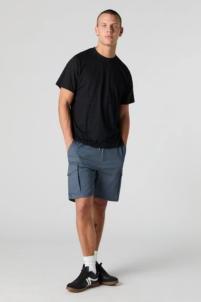 Short cargo classique à taille coulissante