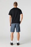 Short cargo classique à taille coulissante