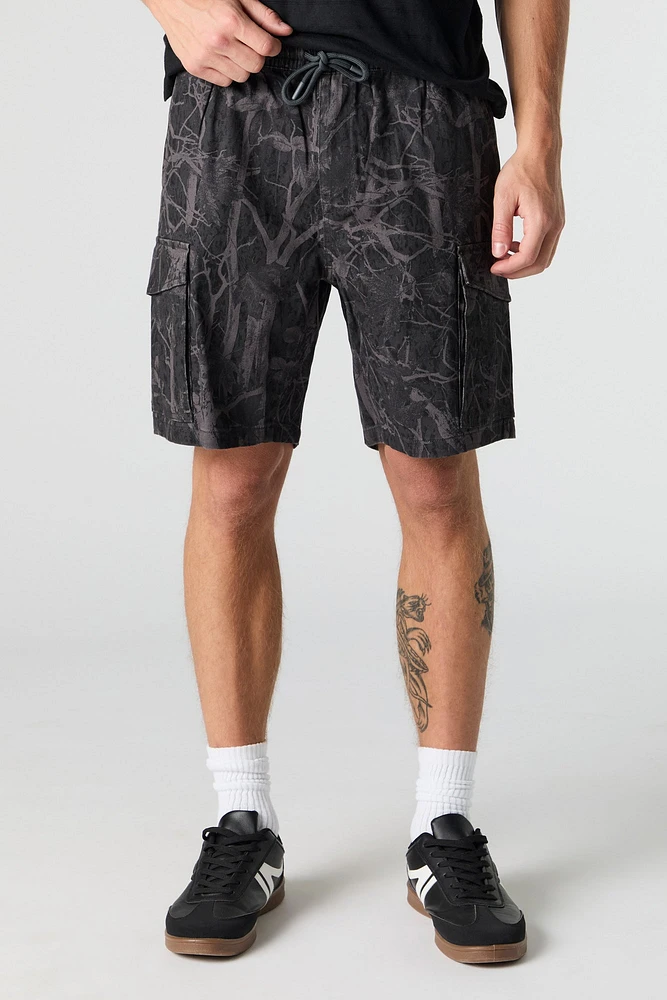 Short cargo classique à taille coulissante