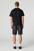 Short cargo classique à taille coulissante