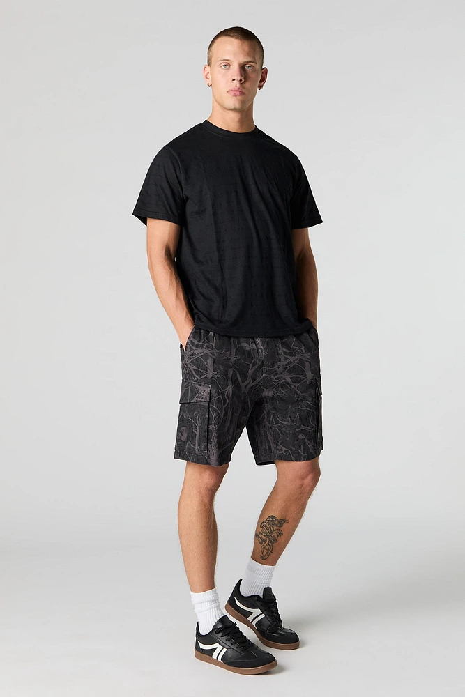 Short cargo classique à taille coulissante