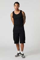 Zipper Cargo Short