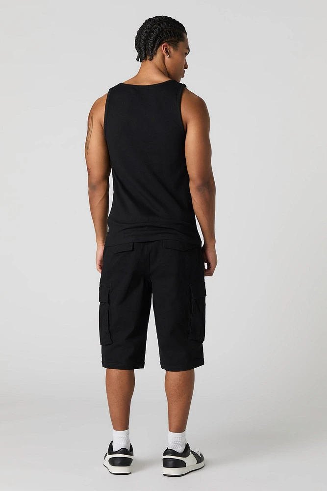 Zipper Cargo Short