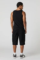 Zipper Cargo Short