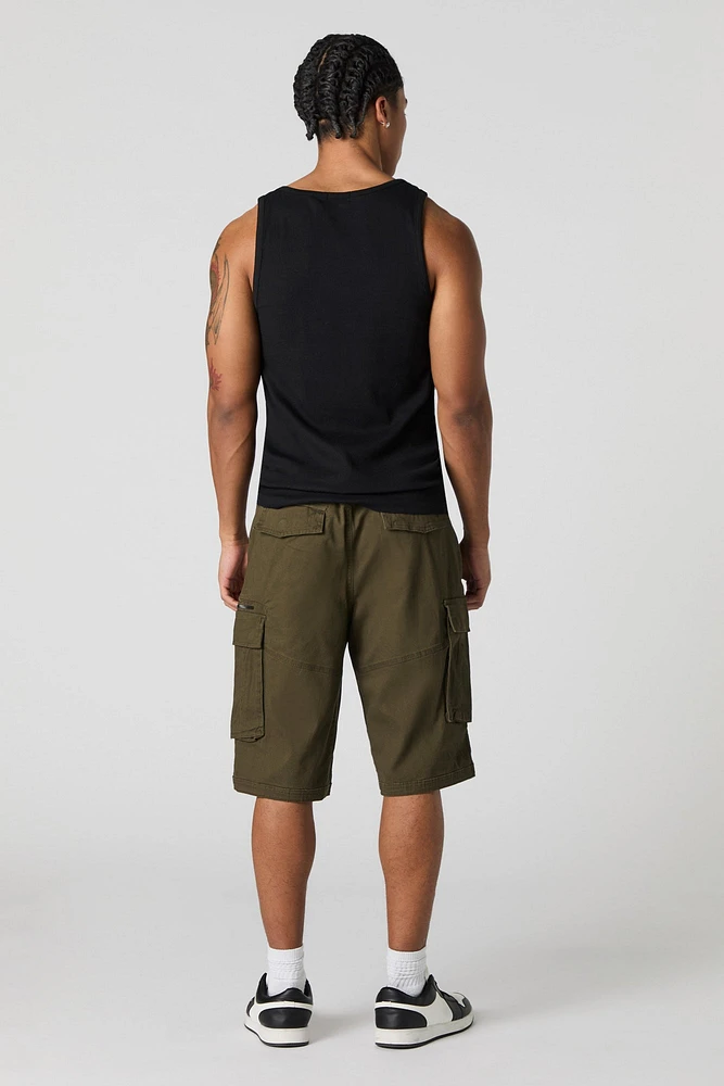 Zipper Cargo Short